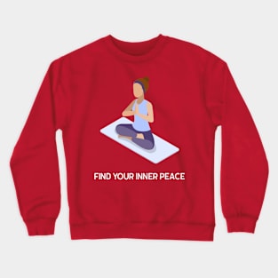 Find your Inner Peace Yoga Crewneck Sweatshirt